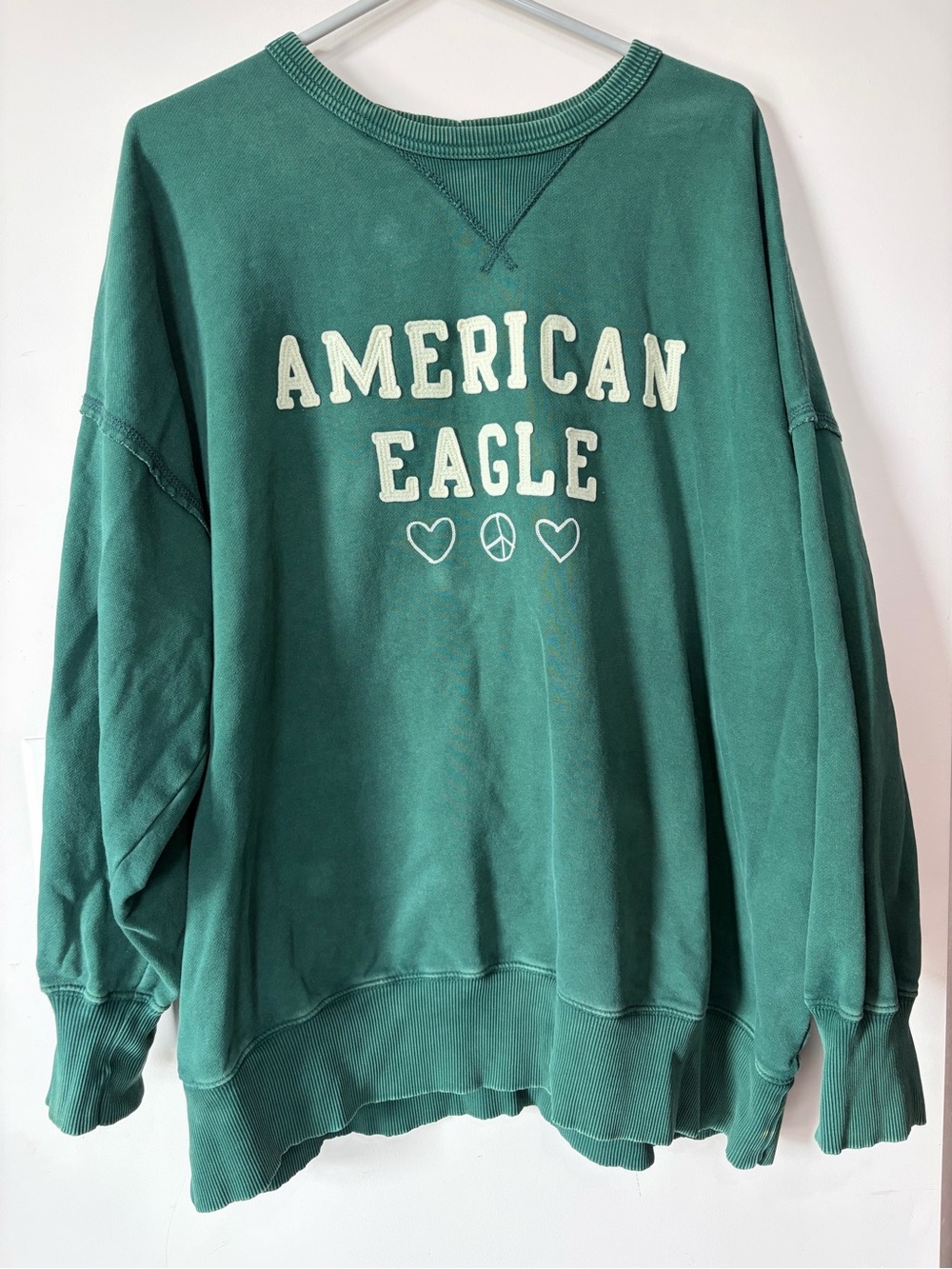 Cozy American Eagle distressed women’s sweater